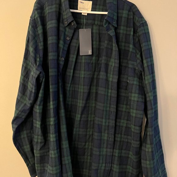 NWT Tilley Flannel Shirt - Picture 2 of 2